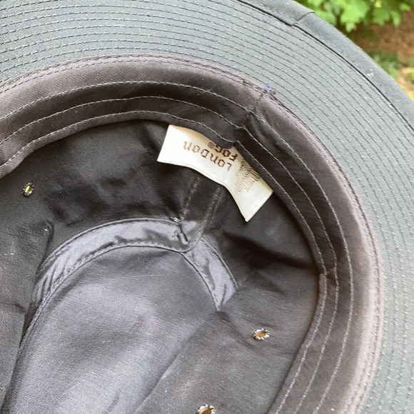 London Fog black rain hat - Picture 6 of 8